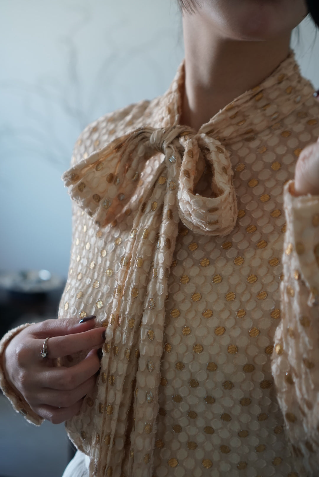 1960's Polka Dot Blouse