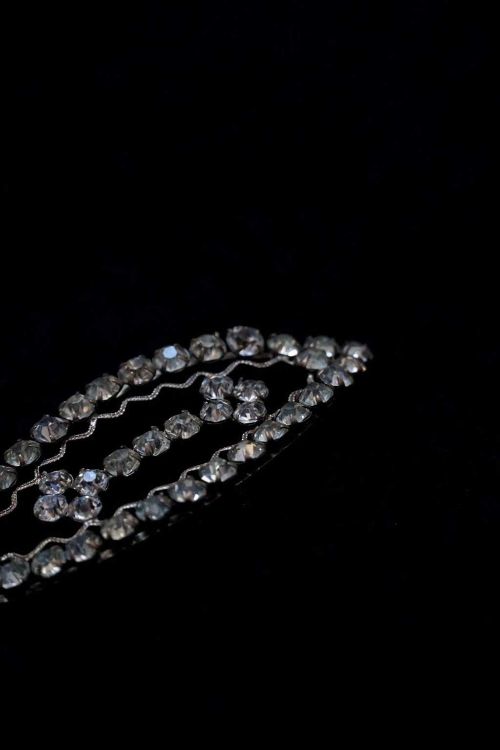 Vintage Czech Paste Glass Brooch