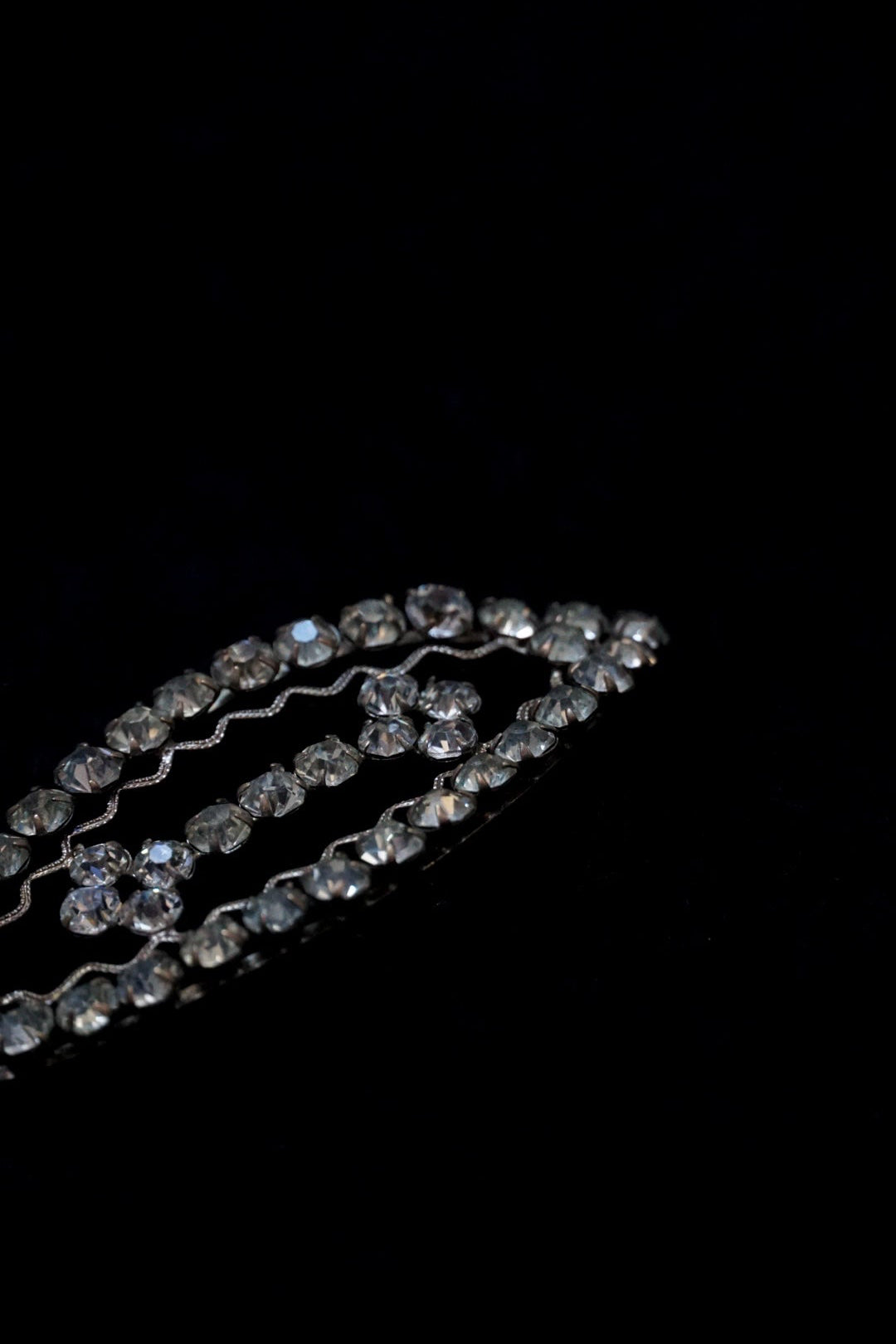 Vintage Czech Paste Glass Brooch