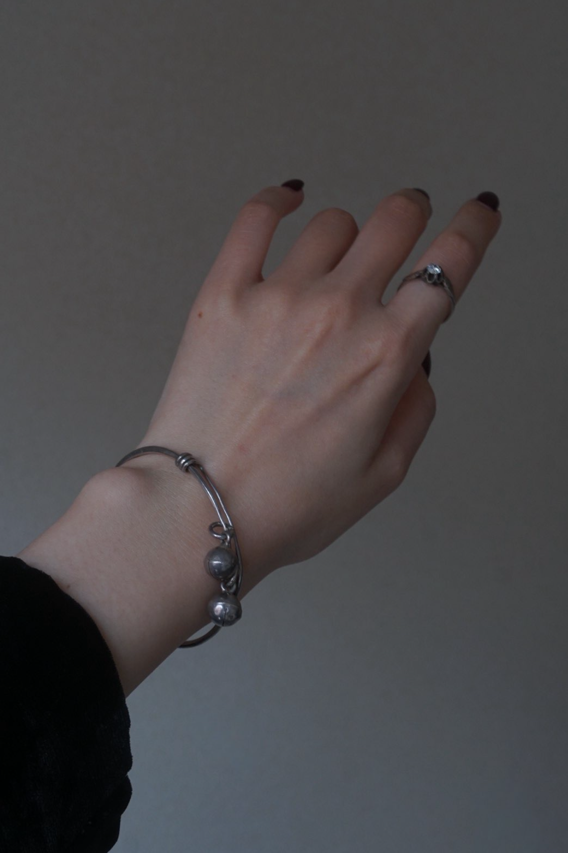 Antique Silver Baby Bracelet