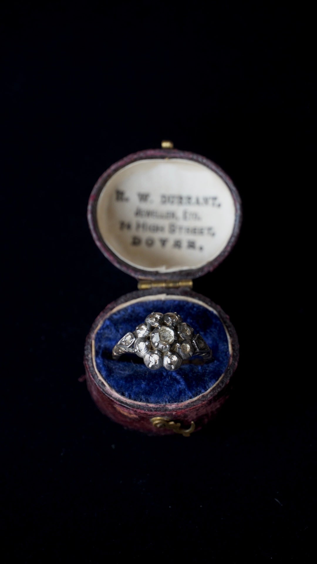 Georgian Dutch Rose-cut Diamond Cluster Ring