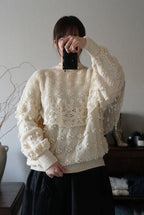 Vintage Crochet Knit with Cape