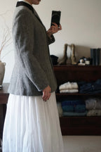 Vintage Grey Herringbone Jacket