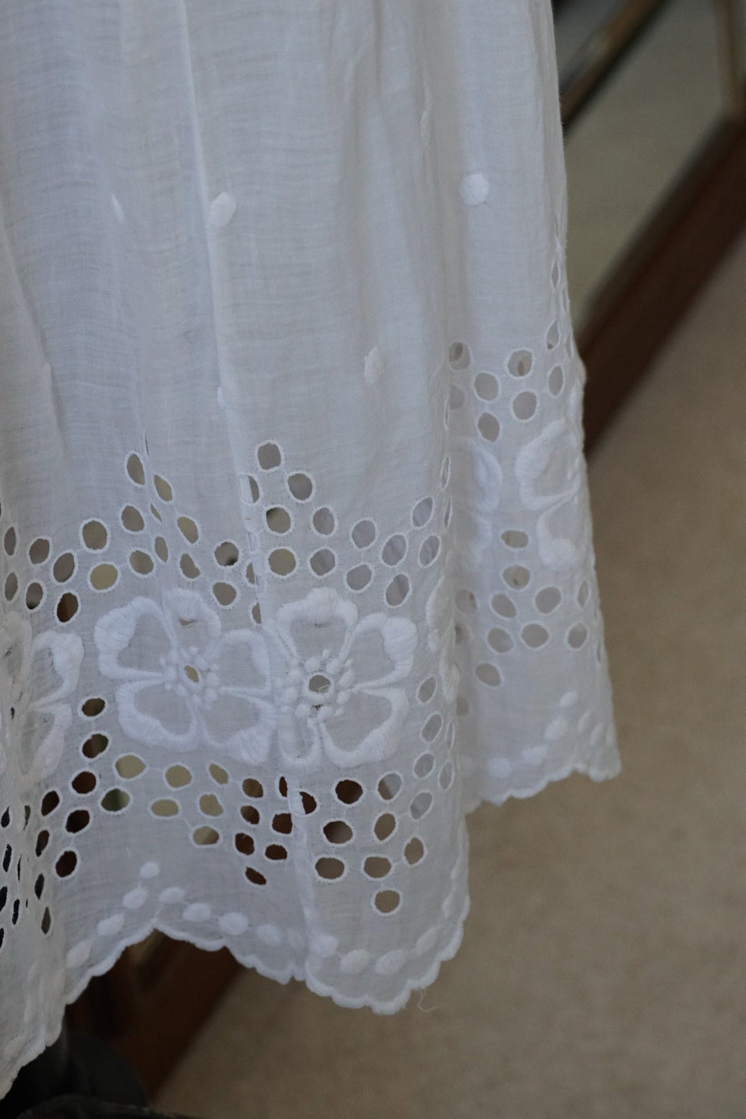 1910's Lace and Embroidery Nighty