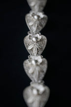 Vintage 800Silver Filigree Floral Bracelet