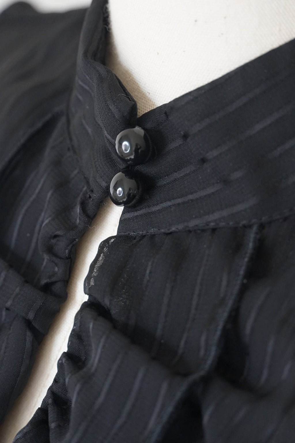 Vintage Black Cheer Blouse