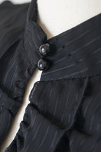 Vintage Black Cheer Blouse