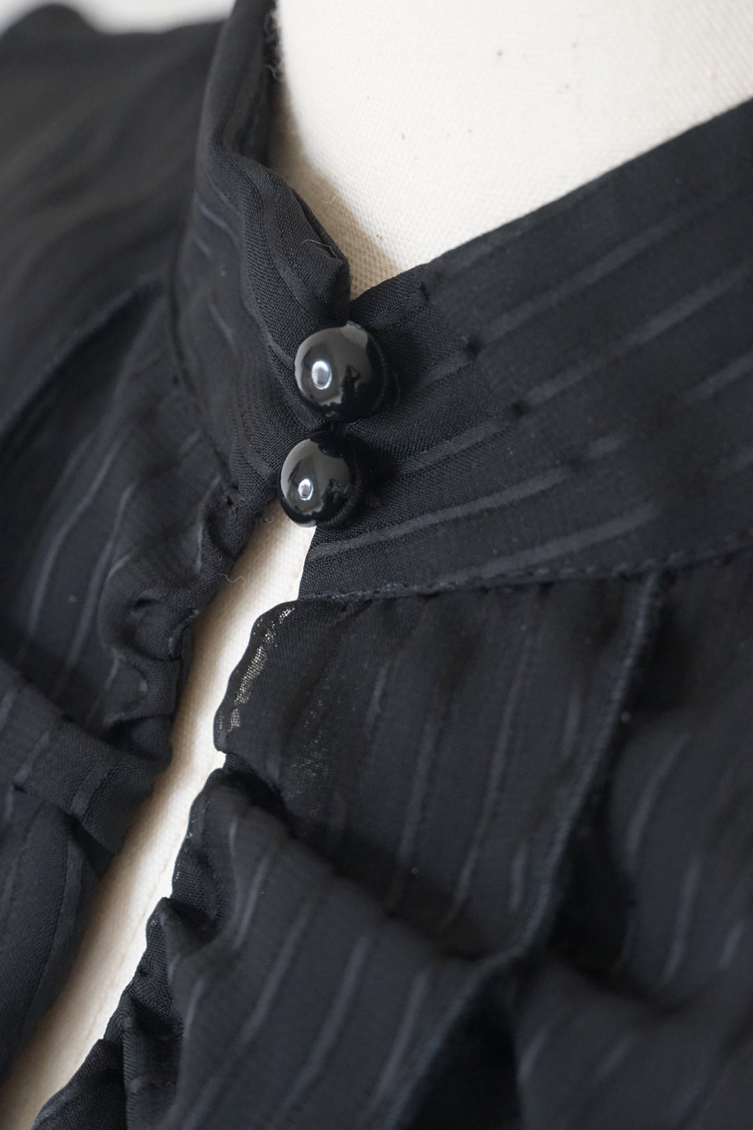 Vintage Black Cheer Blouse