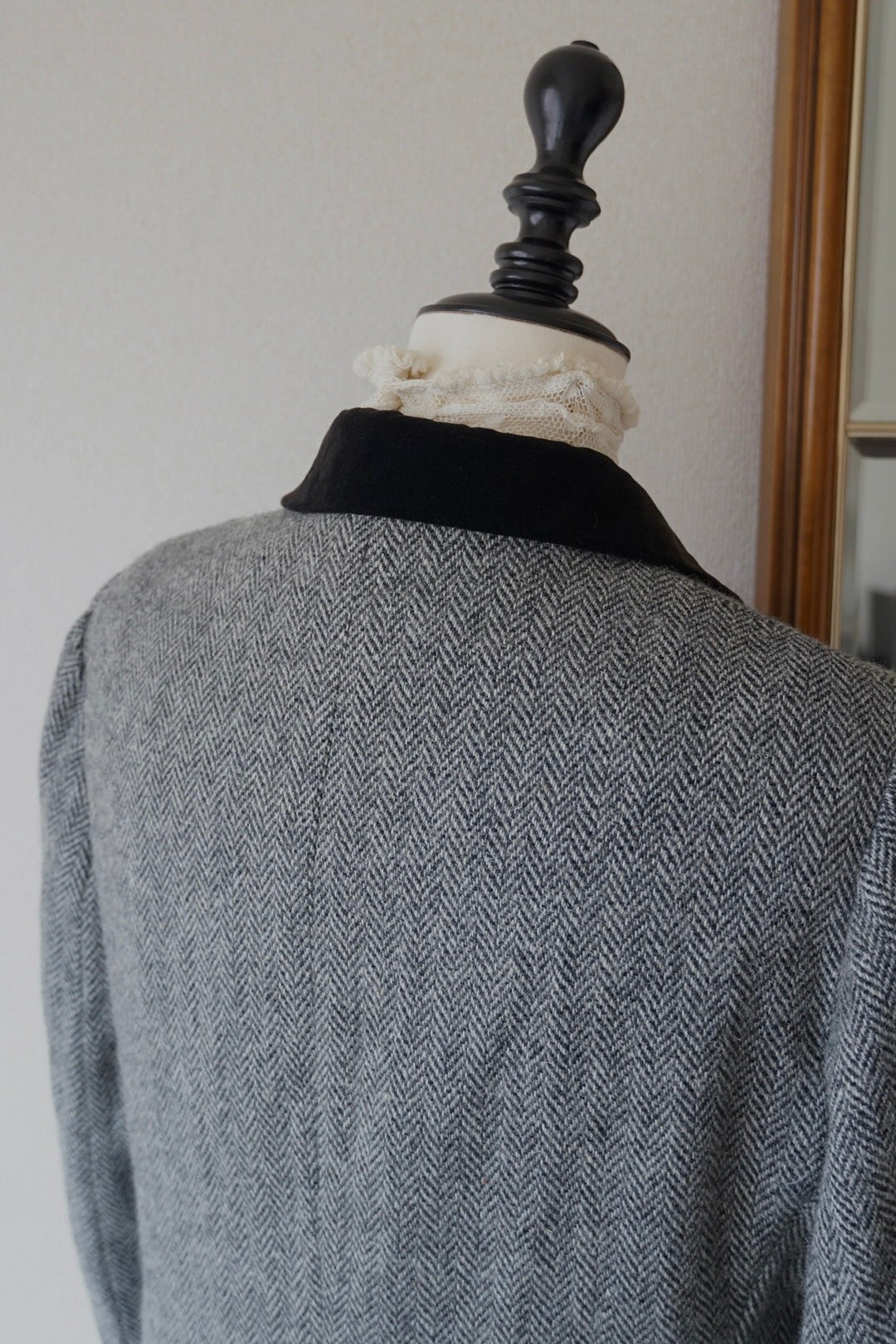Vintage Grey Herringbone Jacket