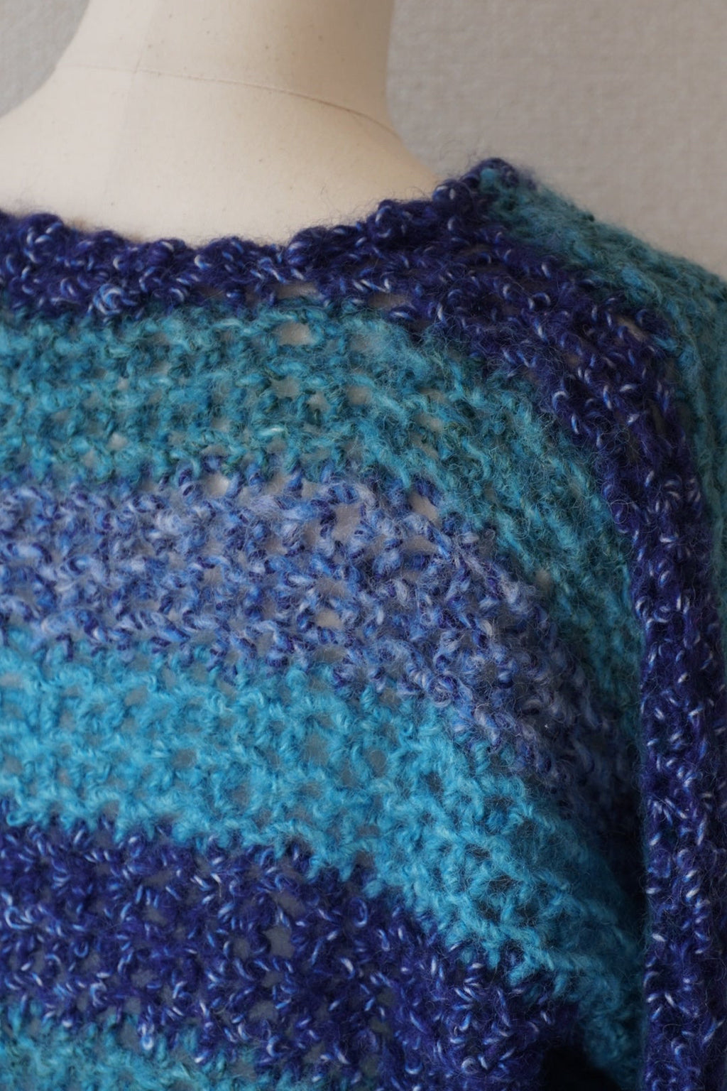1950’s Handmade Blue Knit
