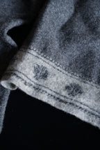 Vintage Flower Gray Cardigan