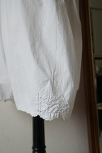 Antique French "small flower"  Lace Petticoat