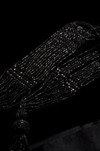 Victorian Jet Beaded Belt/Necklace with Tassels
