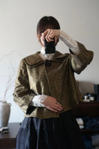 Vintage Big Collar Flare Jacket