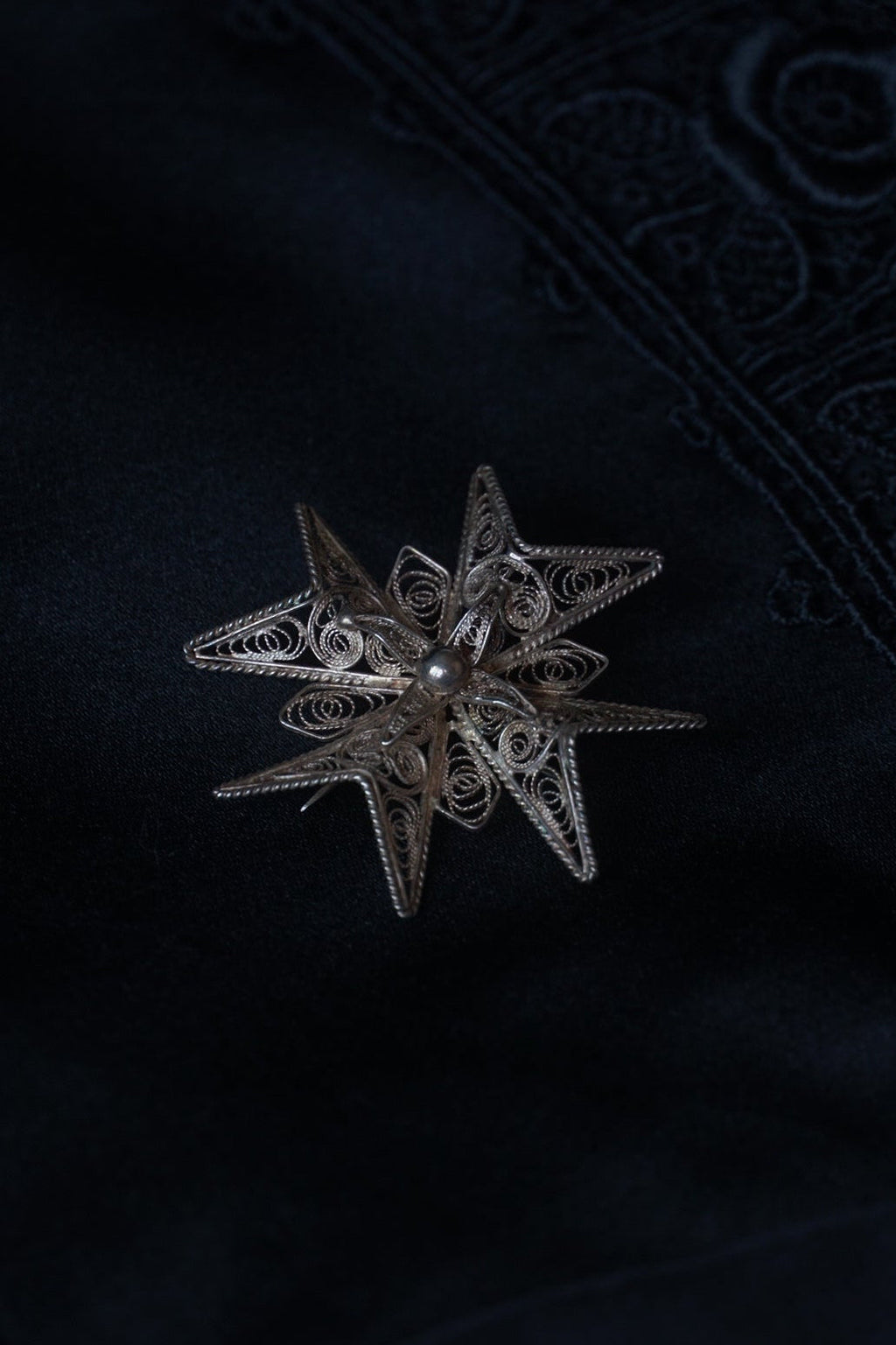 1920’s Silver Filigree Brooch