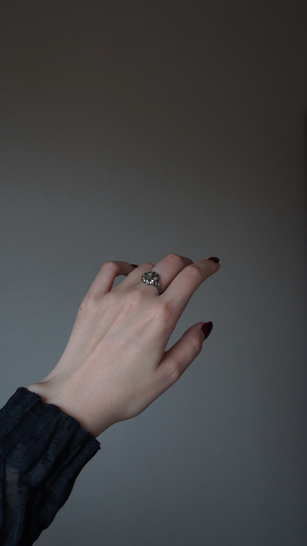 Georgian Dutch Rose-cut Diamond Cluster Ring