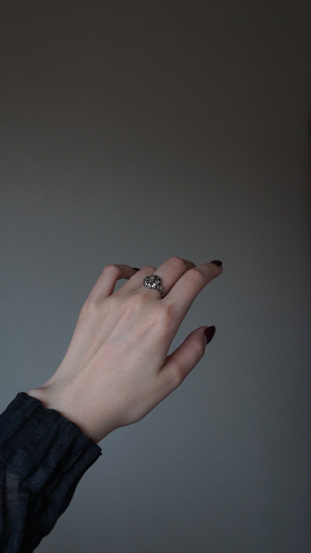 Georgian Dutch Rose-cut Diamond Cluster Ring