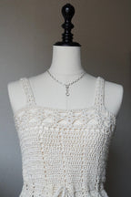1930's Clear Cut Glass necklace