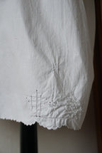 Antique French "small flower"  Lace Petticoat
