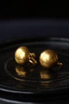 Vintage Gold Ball Earrings