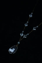 1930's Clear Glass Necklace