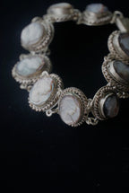 1930's Giuliano Fratti Shell Cameo Bracelet