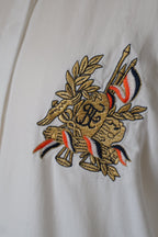 Vintage Embroidered White Shirt
