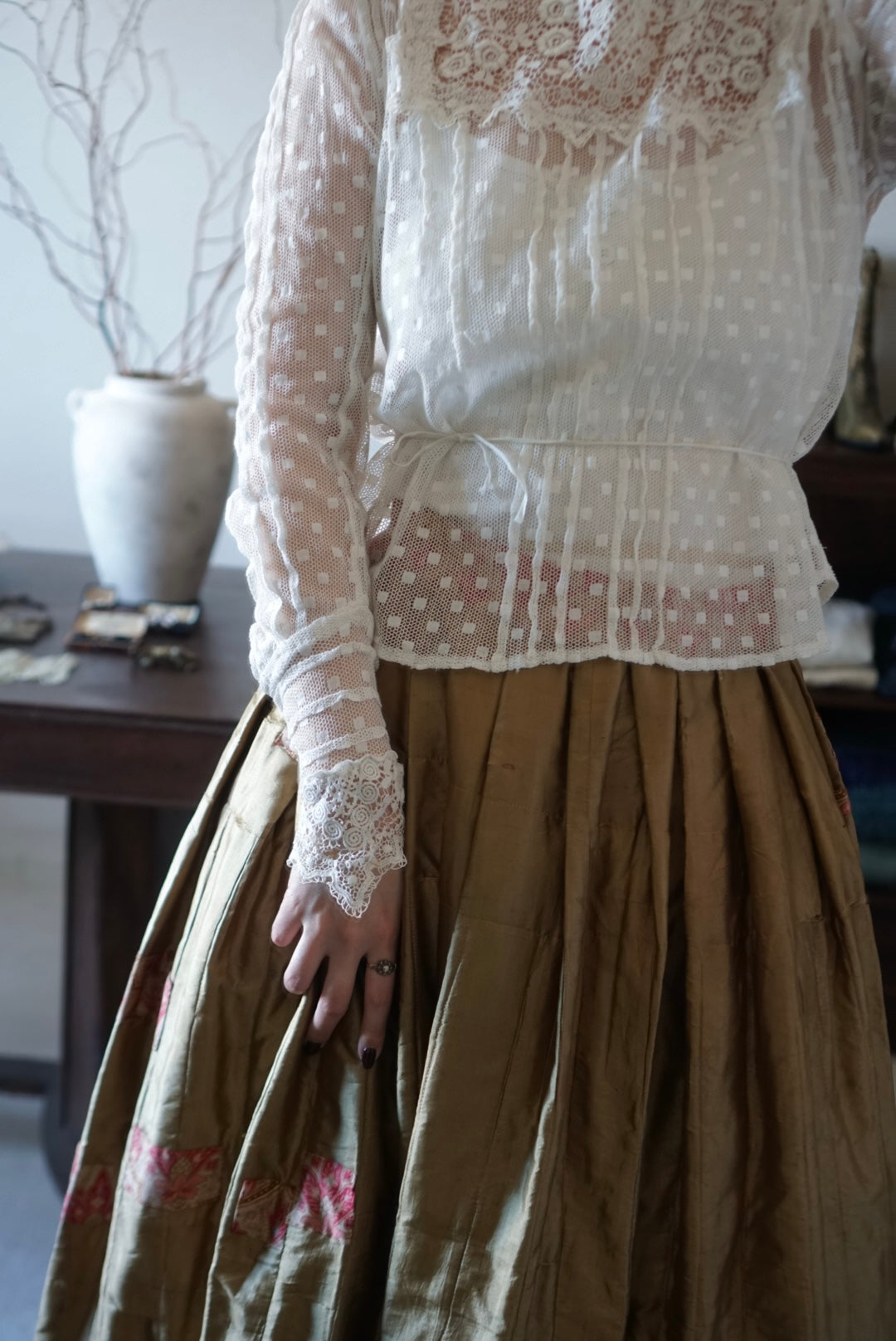 1860’s Silk Quilted Skirt