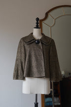 Vintage Big Collar Flare Jacket