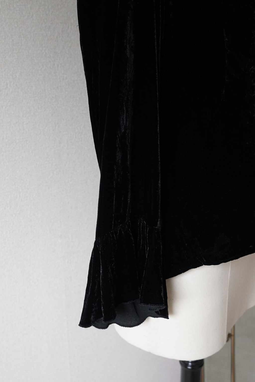 Vintage Black Silk Velvet Jacket