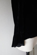 Vintage Black Silk Velvet Jacket