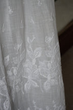 Edwardian Small Flower Embroidery Skirt
