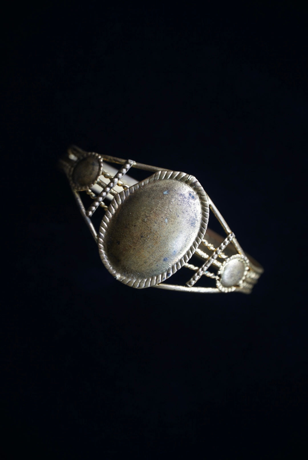 Victorian Brass Wire Bangle