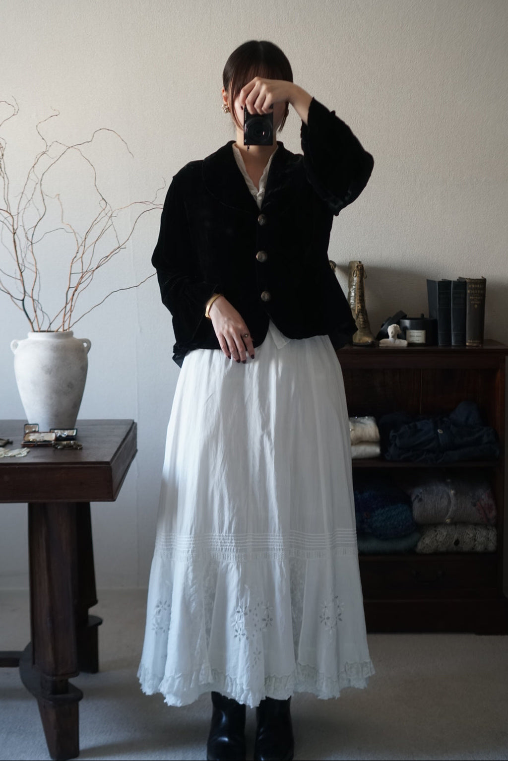 Edwardian Cutwork Lace Skirt