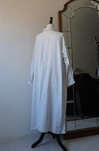 1930's Linen Cotton Long Dress
