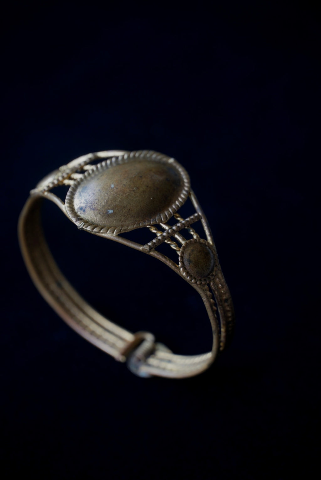 Victorian Brass Wire Bangle