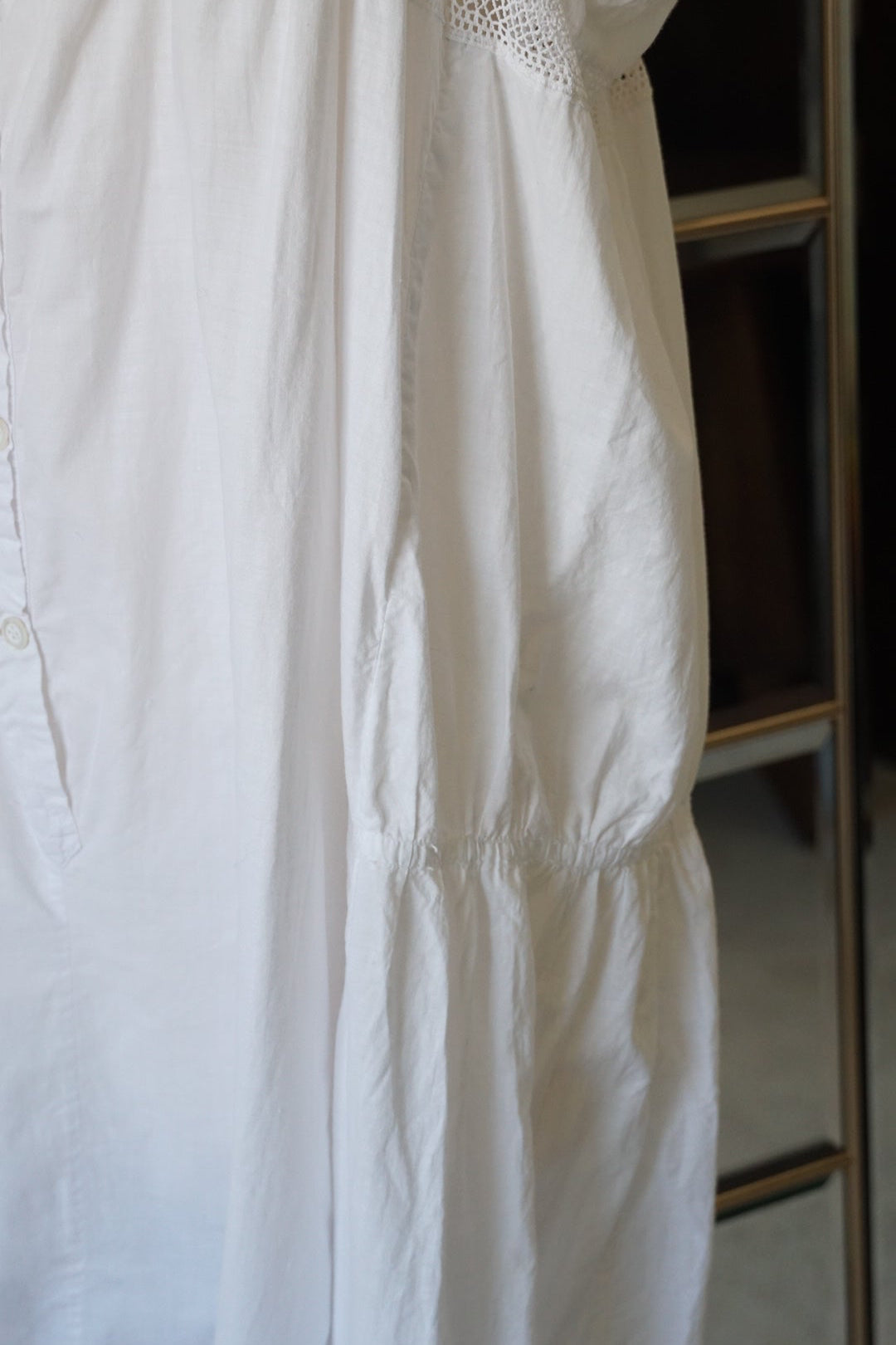 1930's Irish Crochet Lace Nighty