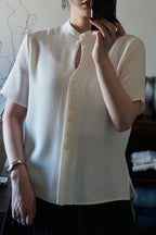 Vintage Chinoiserie Blouse