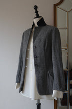 Vintage Grey Herringbone Jacket