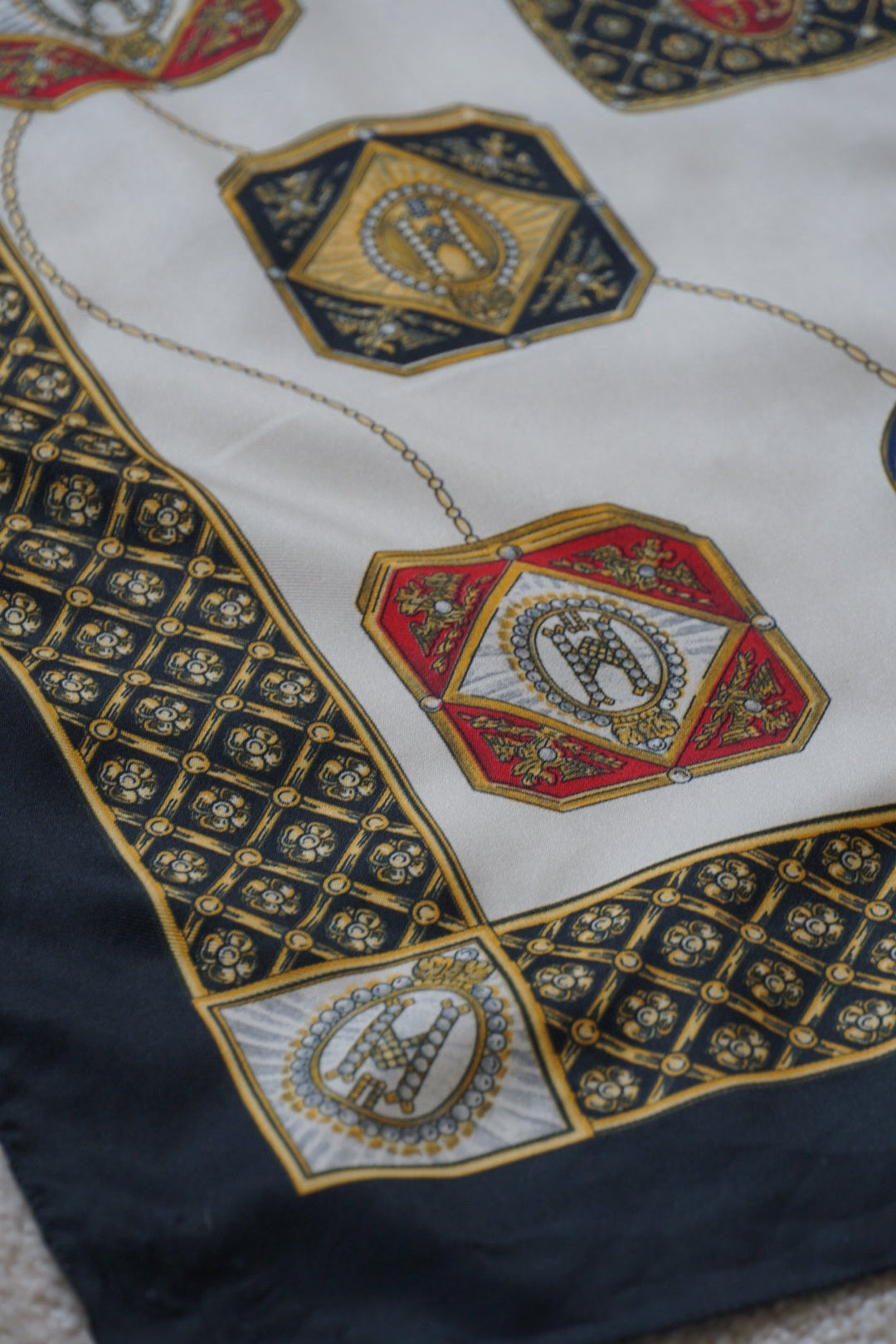 Vintage Geometric Scarf