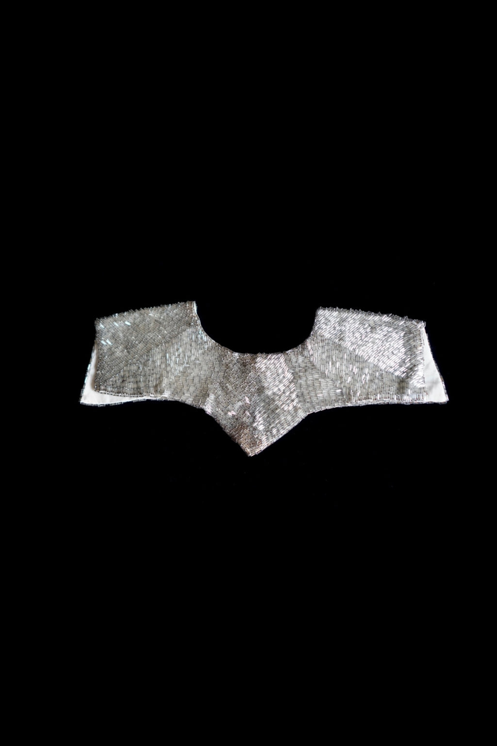 1920's Silver Glass Beads Collar