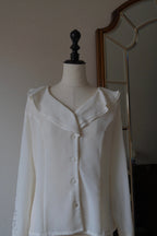 Vintage Frills×Embroidery Blouse