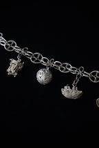 Vintage 800silver Bracelet with Filigree Charm