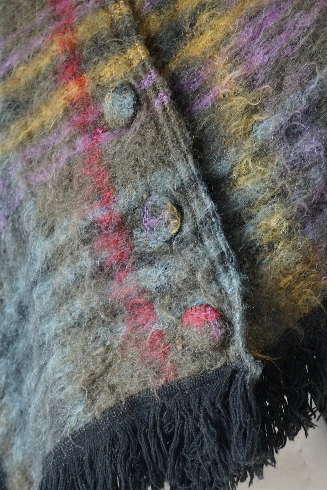 Vintage Mohair Poncho