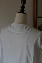Antique French White Cotton Blouse
