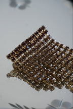 Vintage Amber Cascade Big Brooch