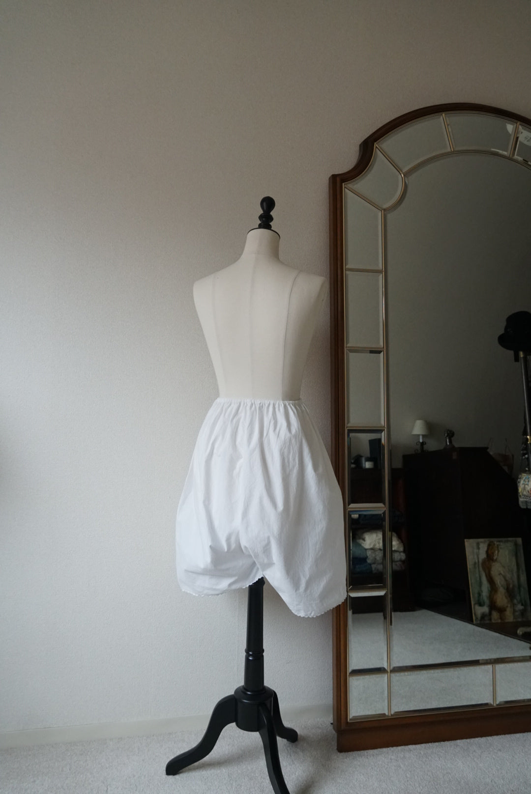 Antique French "small flower"  Lace Petticoat