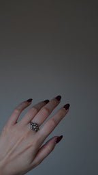 Georgian Dutch Rose-cut Diamond Cluster Ring