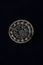 1930's Iris Glass Brooch