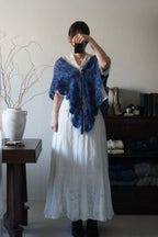 1960's Blue Mohair Cape